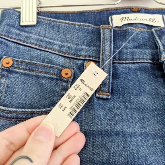 New Madewell Cali-Demi Boot Jean in Kemper Wash Size 23 - Picture 7 of 11